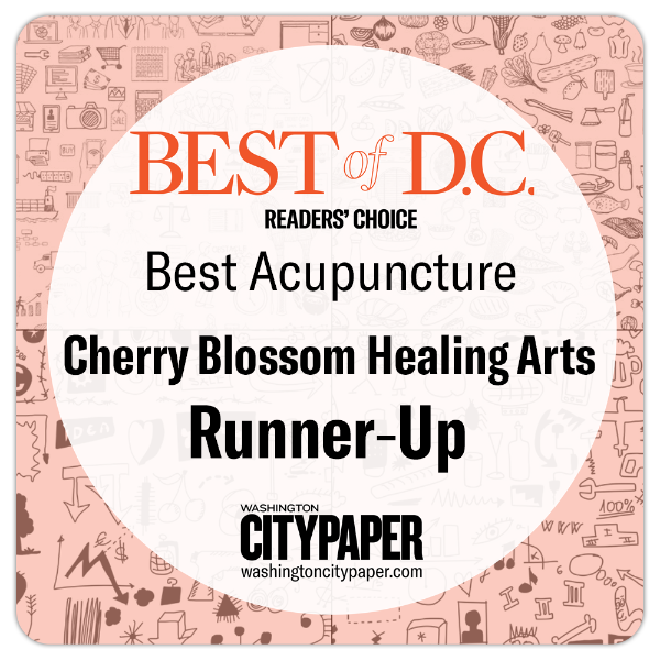 2022 Best of DC Badge for Best Acupuncture Runner - UP